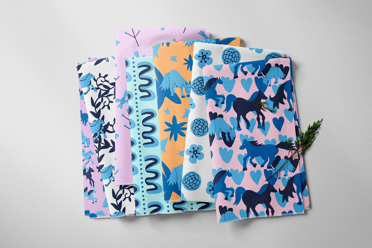 Winter horse pattern svg, a Pattern Graphic by Lucyinyourheart (Photo 7 of 8)