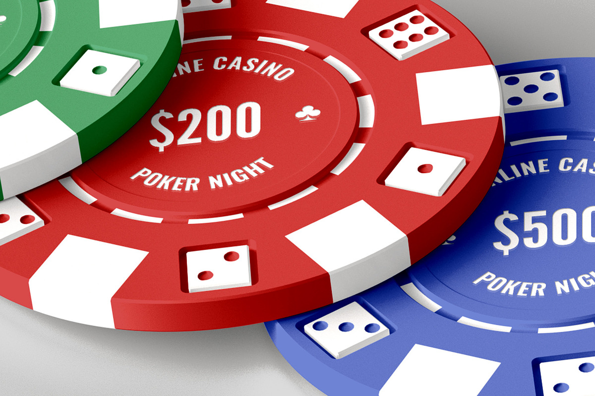 Casino Chips Mockup - 6 views, an Advertising Mockup by Illusiongraphic (Photo 12 of 18)