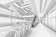 Shopping Mall interior, an Architecture 3D Model by 3DNUTS (Thumbnail 6 of 15)