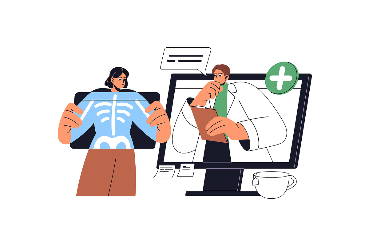 Online medicine, pharmacy store set, a Healthcare Illustration by PaperTrident (Photo 6 of 13)