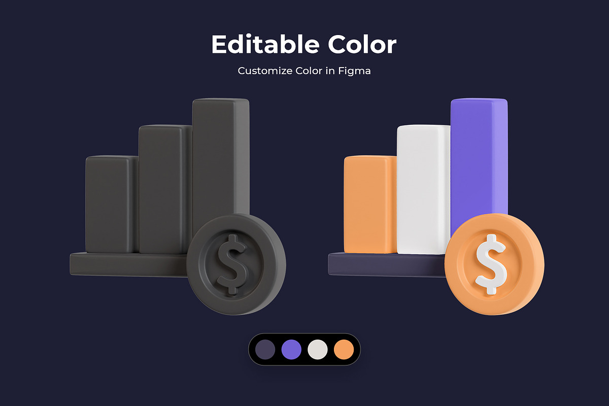 Finance 3D Icons, a Work Illustration by Ekata Studio (Photo 3 of 7)