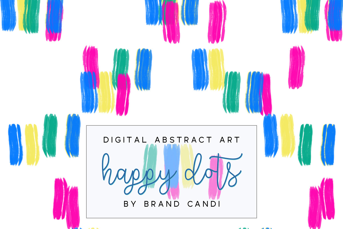 Abstract Art Colorful Pattern, a Pattern Graphic by Brand Candi