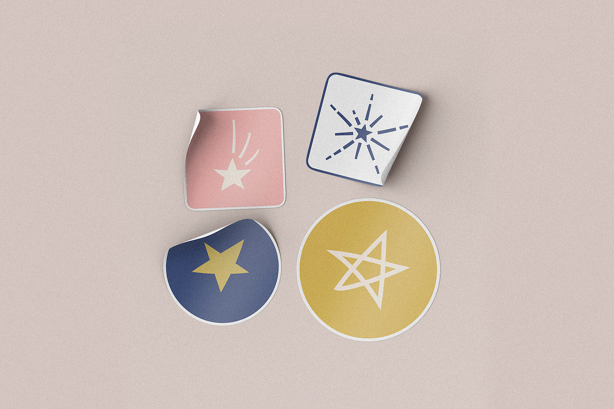 84 Stars Illustrations, a Decorative Illustration by CuteDreamyDesign (Photo 2 of 6)