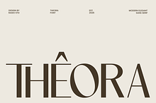 Theora Modern Elegant Sans Font