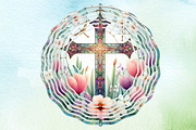Stained Glass Christian Cross Bundle, a Work Illustration by Dream Creation (Thumbnail 3 of 7)