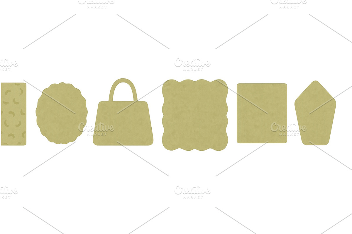 Diverse shapes in muted tones, an Object Illustration by ZinetroN