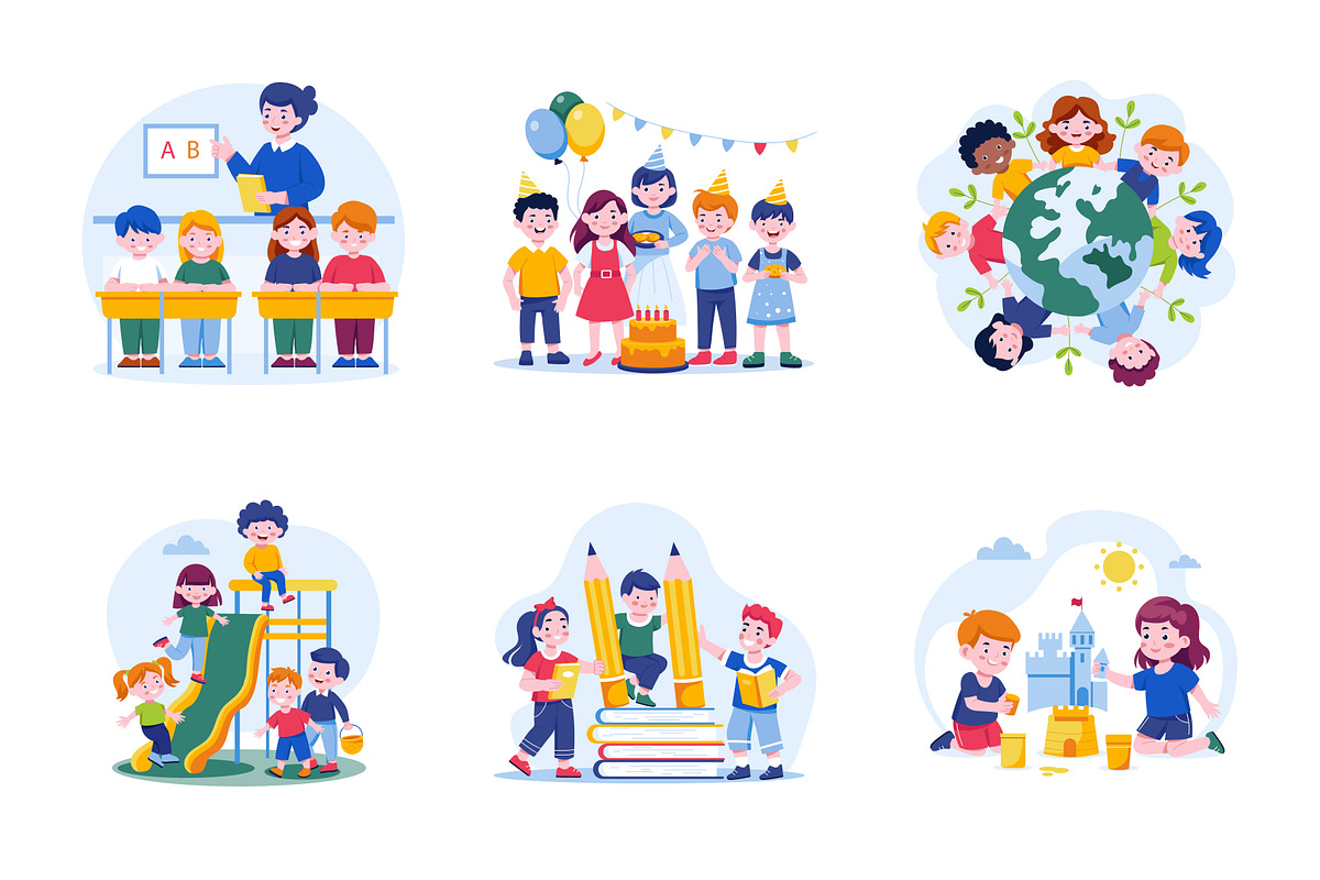 Childrens Day Illustration, an Education Illustration by Vectors Market (Photo 8 of 8)