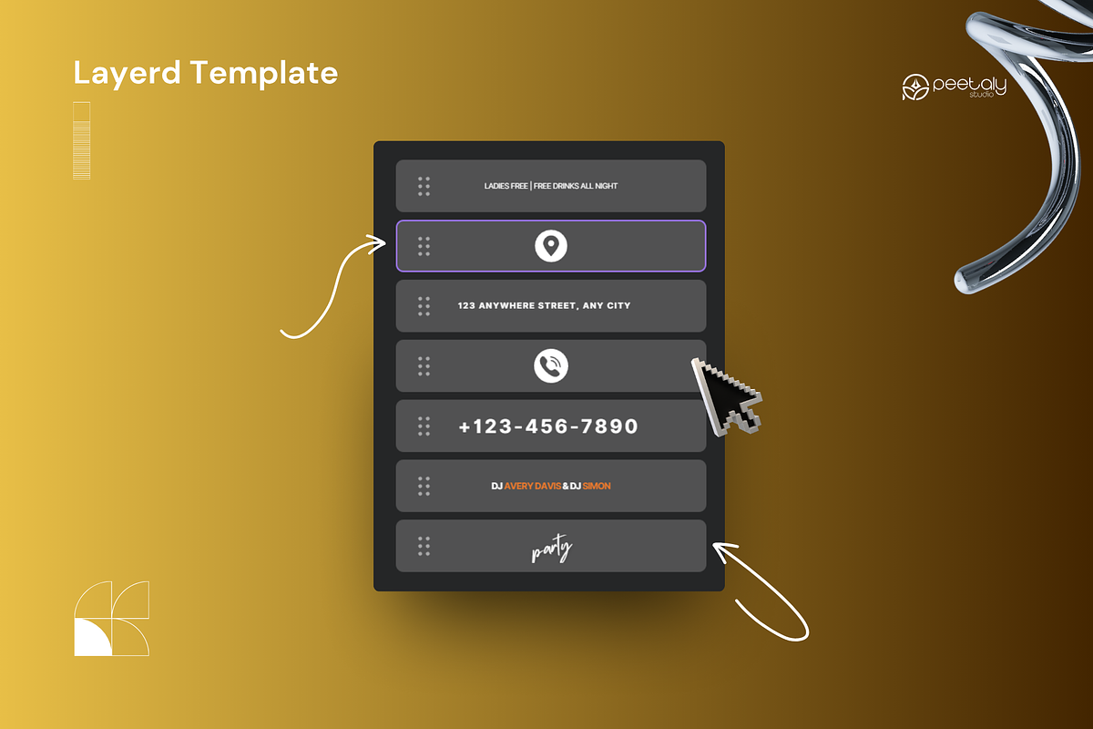 Golden Yacht Party Canva Template, a Flyer Template by PeetalyStudioDesigns (Photo 5 of 5)