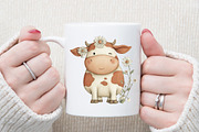 Whimsical Farm Animal Clipart Bundle, an Illustration by Sublimation Artist (Thumbnail 5 of 6)