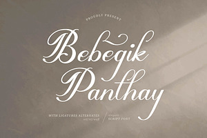 Bebegik Panthay Calligraphy Script