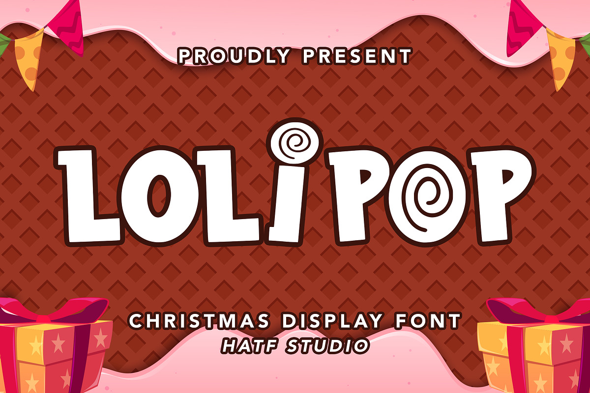 Loli Pop, a Sans Serif Font by HATFSTUDIO (Photo 1 of 8)