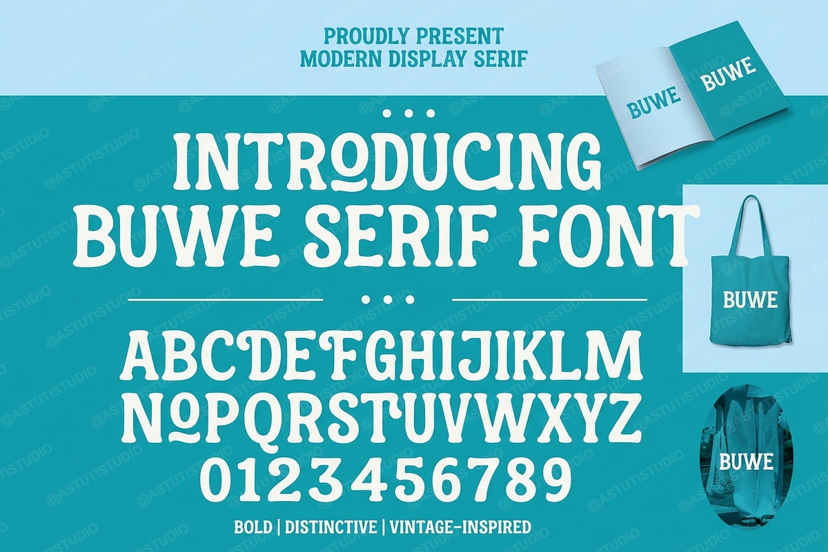 Buwe | Elegant Serif Typeface, a Serif Font by Astuti Studio (Photo 6 of 25)