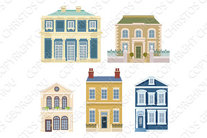 House Old Vintage City Building, an Object Illustration by Christos Georghiou