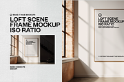 The Loft Scene Frame Mockup, a Poster Template by makeitnicemockups (Thumbnail 4 of 9)