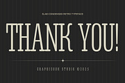 Condretro, a Slab Serif Font by graphicook (Thumbnail 10 of 10)