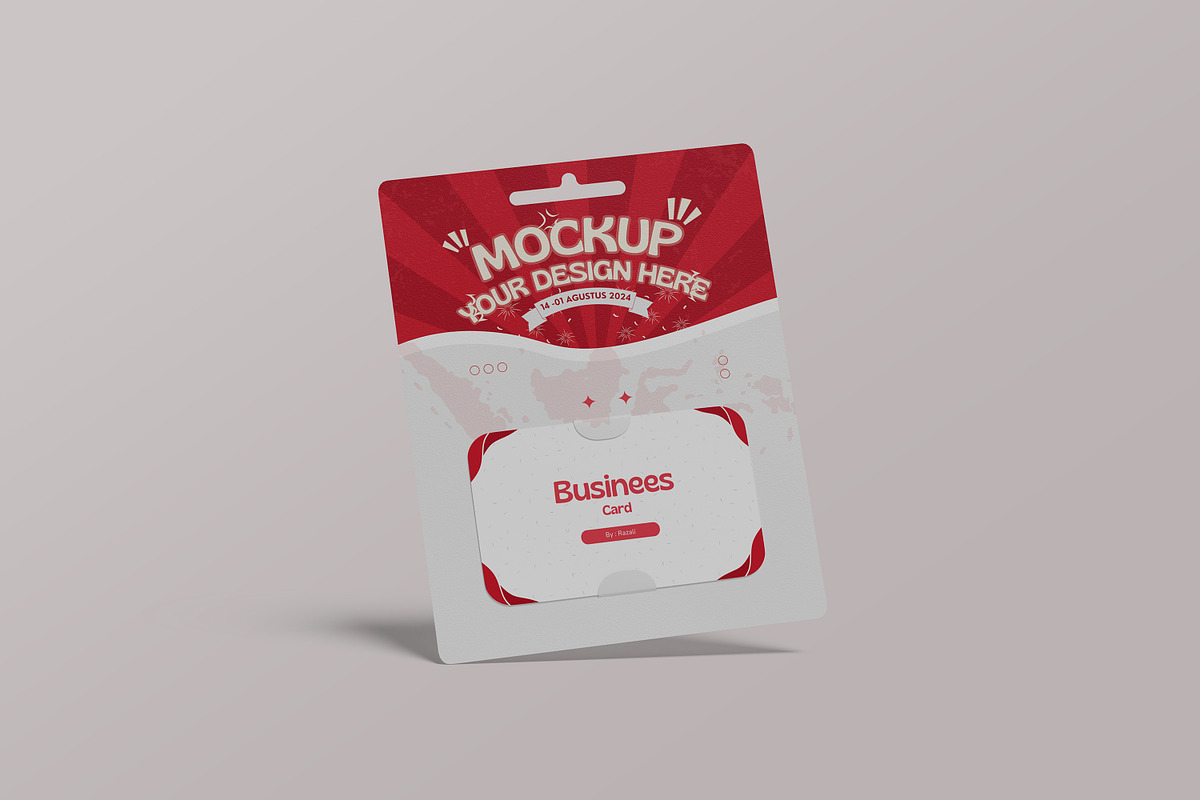 Hanging Giftcard Mockup, a Print Template by Difa Design (Photo 5 of 8)