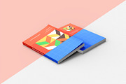 Softcover Book Mockup - 12 views, a Books & Magazine Mockup by Illusiongraphic (Thumbnail 14 of 25)