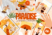 PARADISE — Summer graphic collection, an Illustration by adwintash (Thumbnail 1 of 20)