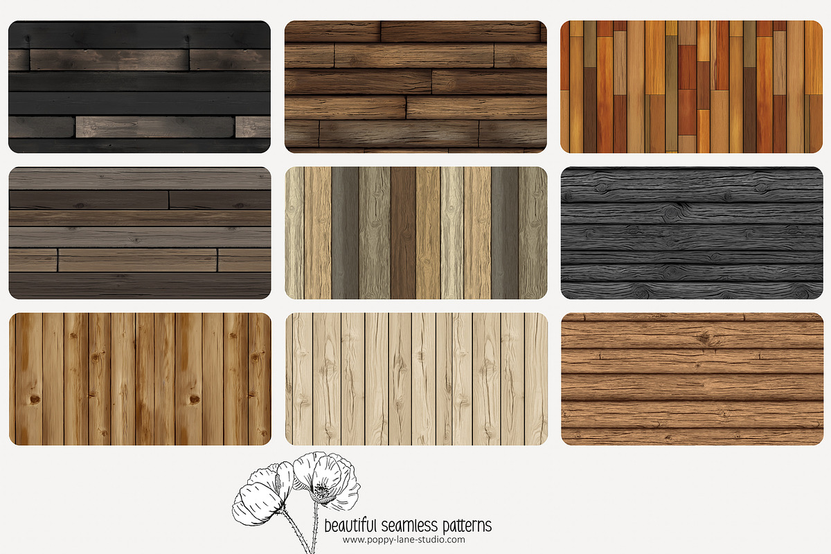 80 wood plank seamless pattern, a Pattern Graphic by Poppy Lane Studio (Photo 10 of 11)