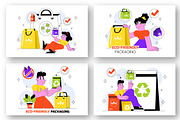 10 Eco Friendly Packaging, a Person Illustration by denayunebgt (Thumbnail 2 of 4)