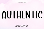 Authentic, a Script Font by InermediaSTUDIO (Thumbnail 1 of 7)