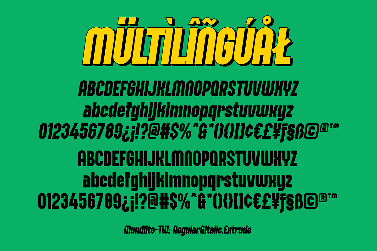 Mundlite Font Bundles, a Sans Serif Font by 24Design Studios (Photo 19 of 24)