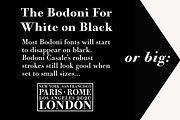 Bodoni Casale - Bonus Package, a Serif Font by California Type Foundry (Thumbnail 6 of 9)