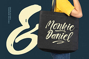 Rekont Laughin Bold Brush Font, a Script Font by stylishtype.co (Thumbnail 14 of 20)
