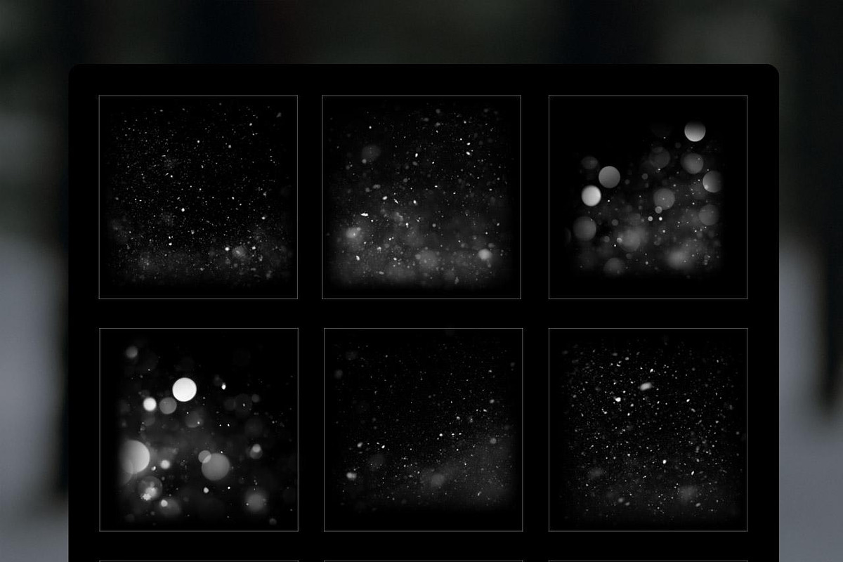 Winter snow photoshop brushes, a Brush Add-On by Walllow Creatives (Photo 7 of 7)