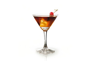 A classic Manhattan cocktail, a Food & Drink Photo by piter.goskov