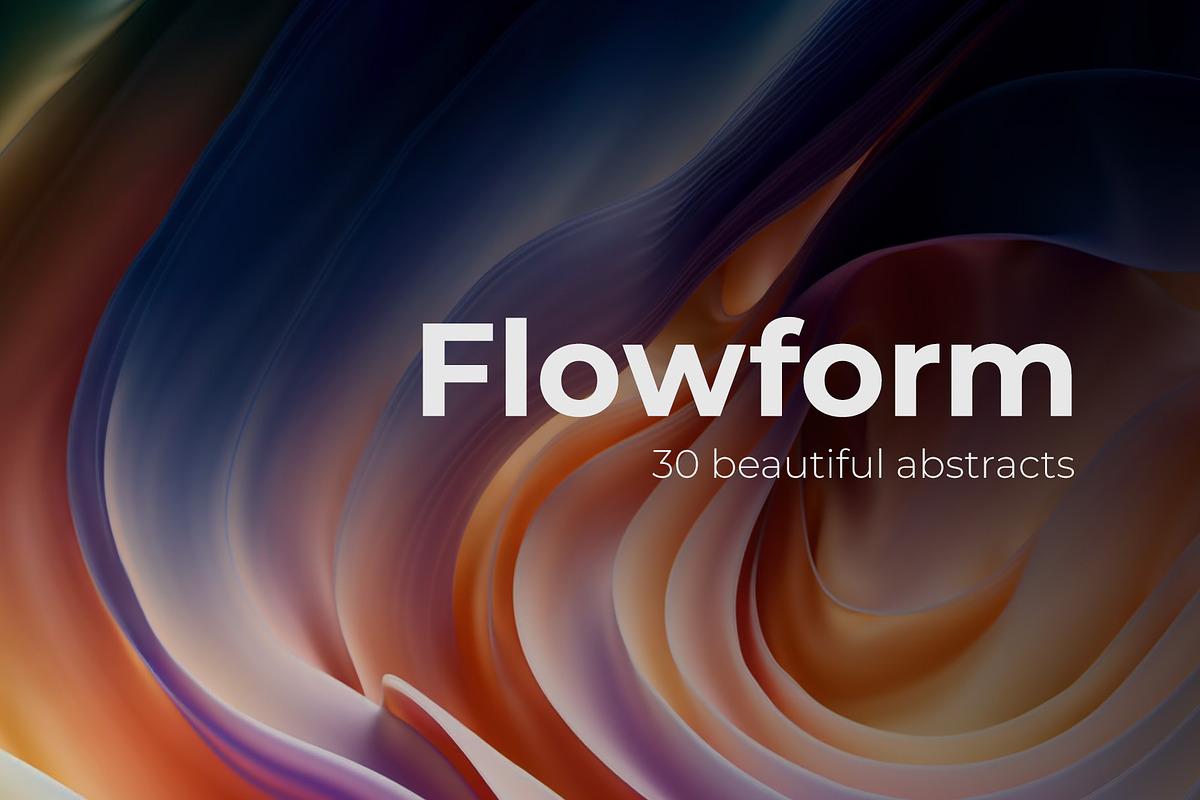 Flowform Abstracts, a Background Graphic by Design Assets (Photo 4 of 10)