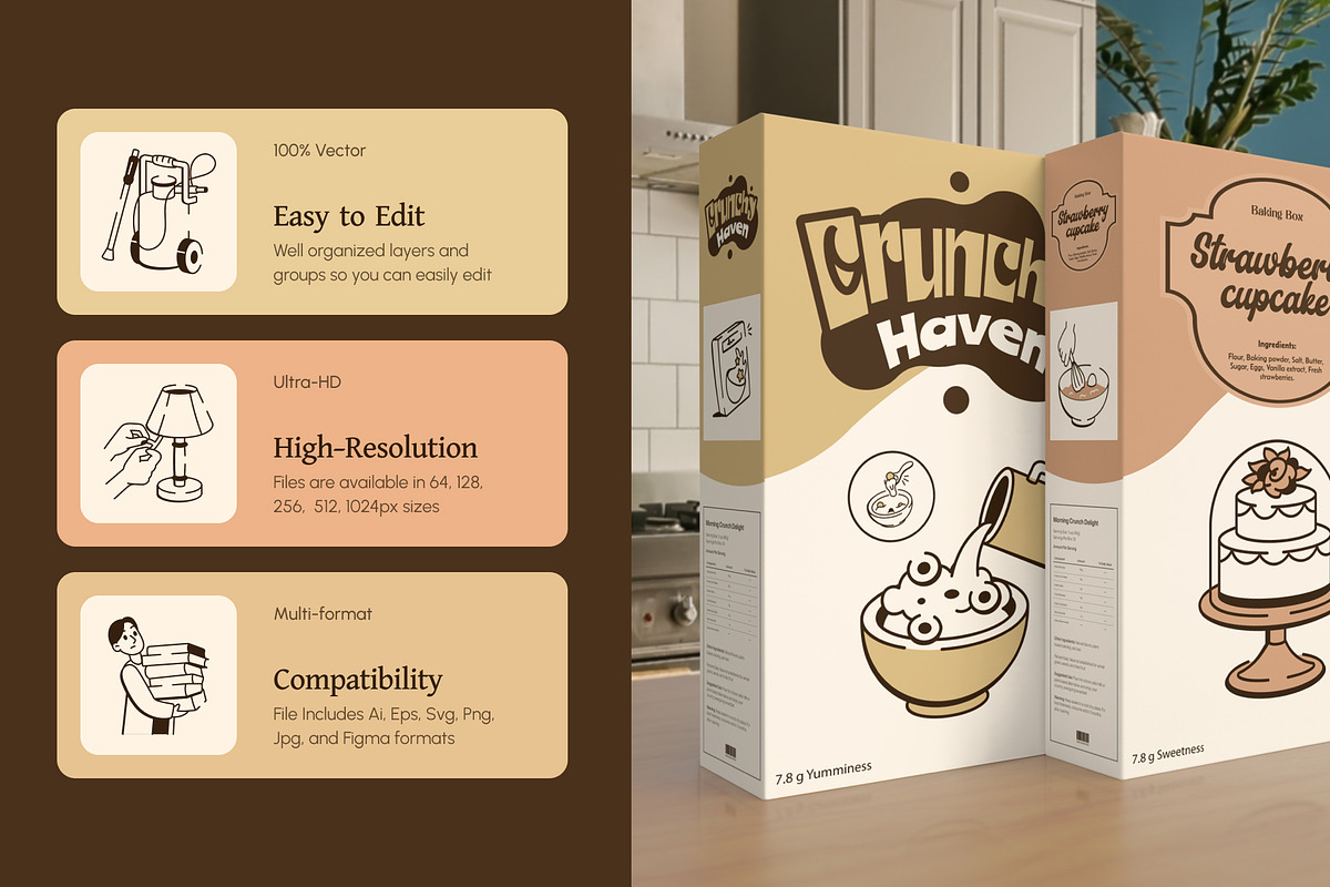 465 Home and Lifestyle Doodle Icons, an Outline Icon by Vectors Market (Photo 2 of 14)