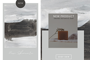 GRAY ABSTRACT PAINTING TEXTURE, an Illustration by identity.ART (Thumbnail 3 of 6)