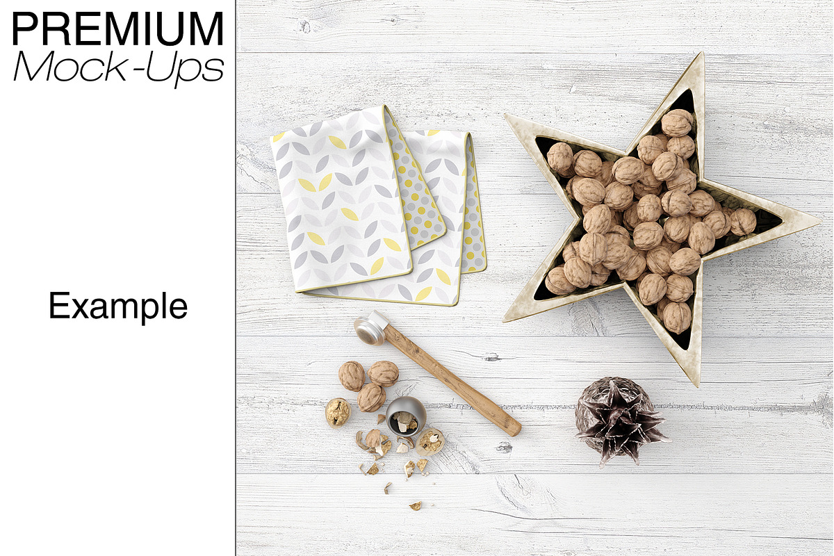 Kitchen Towel & Tablecloth Mockups, a Product Mockup by mock-ups (Photo 12 of 15)