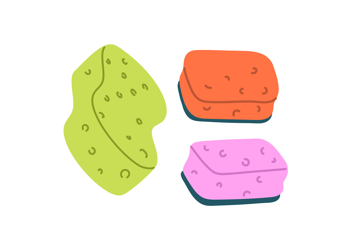 Household cleaning supplies set, an Object Illustration by Good Studio (Photo 5 of 7)