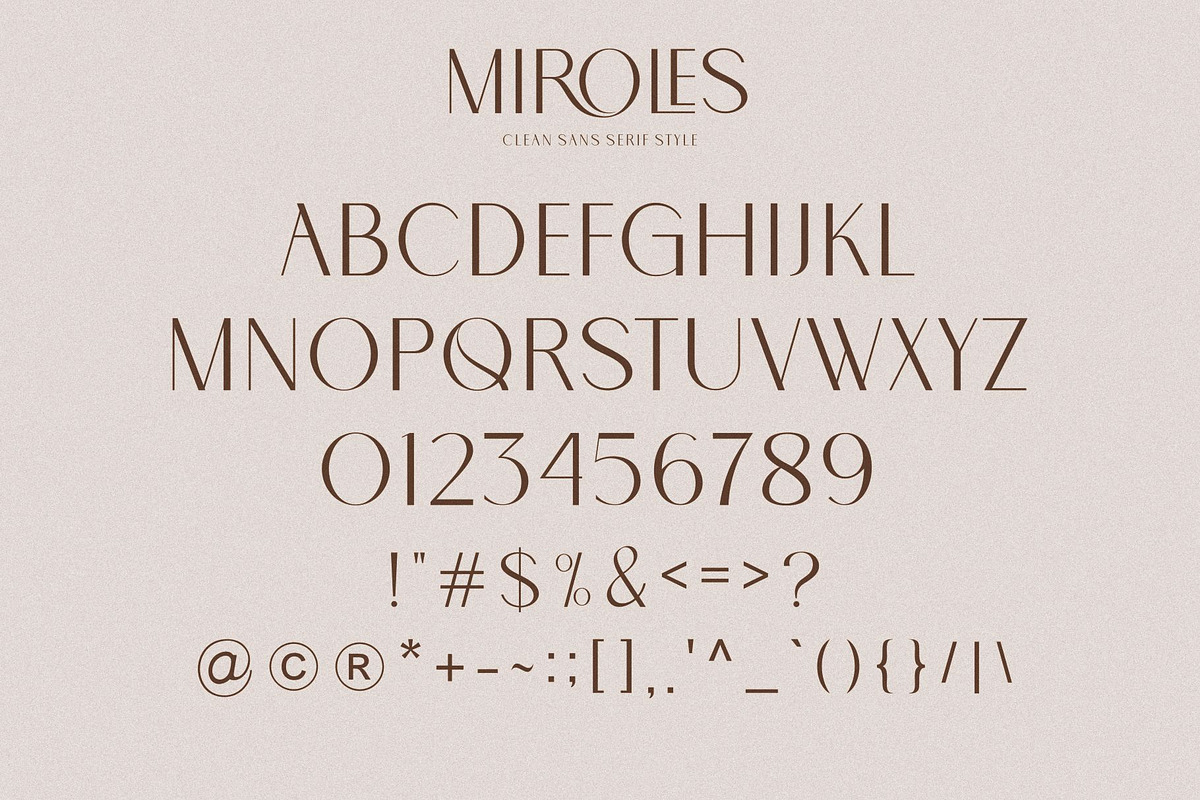 MIROLES, a Sans Serif Font by Penatic Studio (Photo 8 of 10)