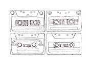 Summer Retro Party Clip Art, an Education Illustration by Watercolor_Vector Graphic (Thumbnail 13 of 14)