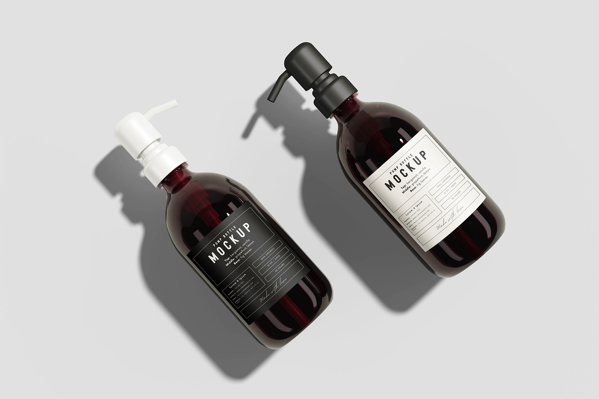 Pump Bottle Mockup, a Packaging Mockup by Hazzpro_Std (Photo 3 of 5)