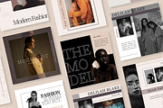 36 Fashion Instagram Templates, a Social Media Template by The Lone Crowd (Thumbnail 3 of 9)