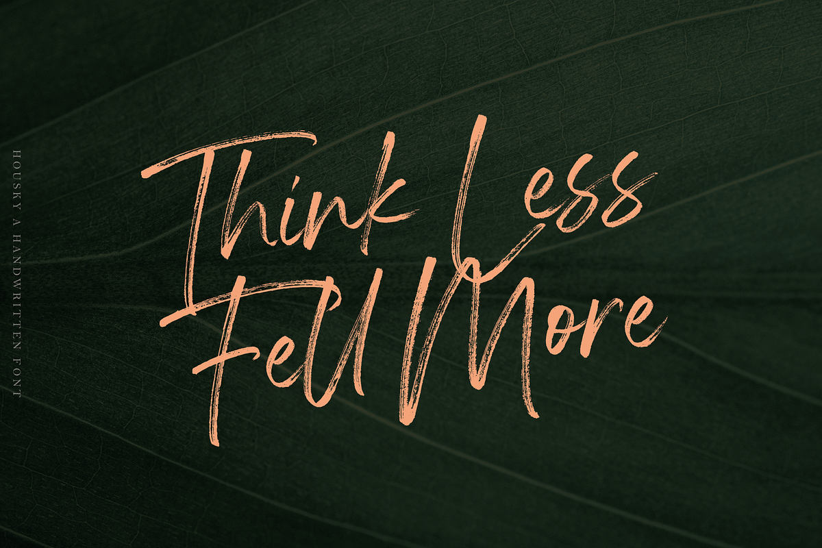 Housky - Handwritten Font, a Script Font by Megi Satyo Widodo (Photo 10 of 13)