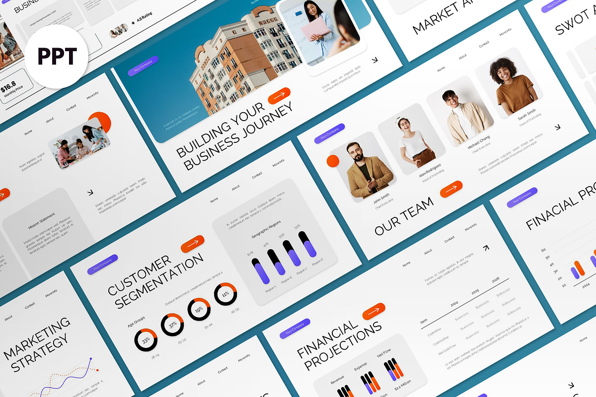 Company Business Plan Presentation, a Presentation Template by graphicook (Photo 1 of 4)