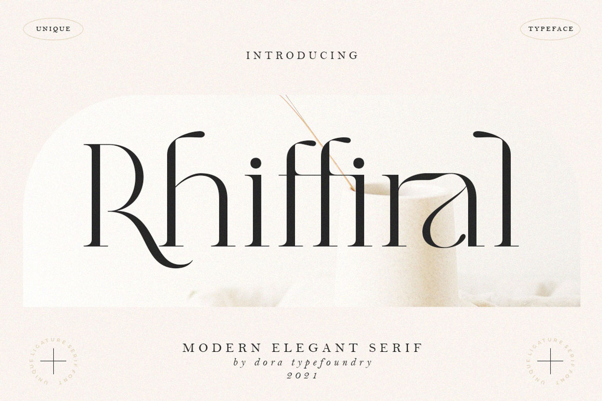 Rhiffiral, a Serif Font by Dora Typefoundry (Photo 30 of 30)