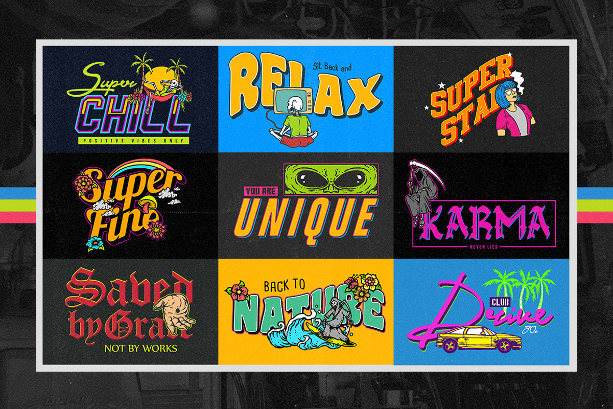 Back to the 90s T-Shirt Designs, an Illustration by TSV Art Collective (Photo 9 of 35)