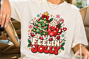 Feelin Jolly Christmas Tree PNG, a Seasonal Illustration by Creative Art (Thumbnail 2 of 3)