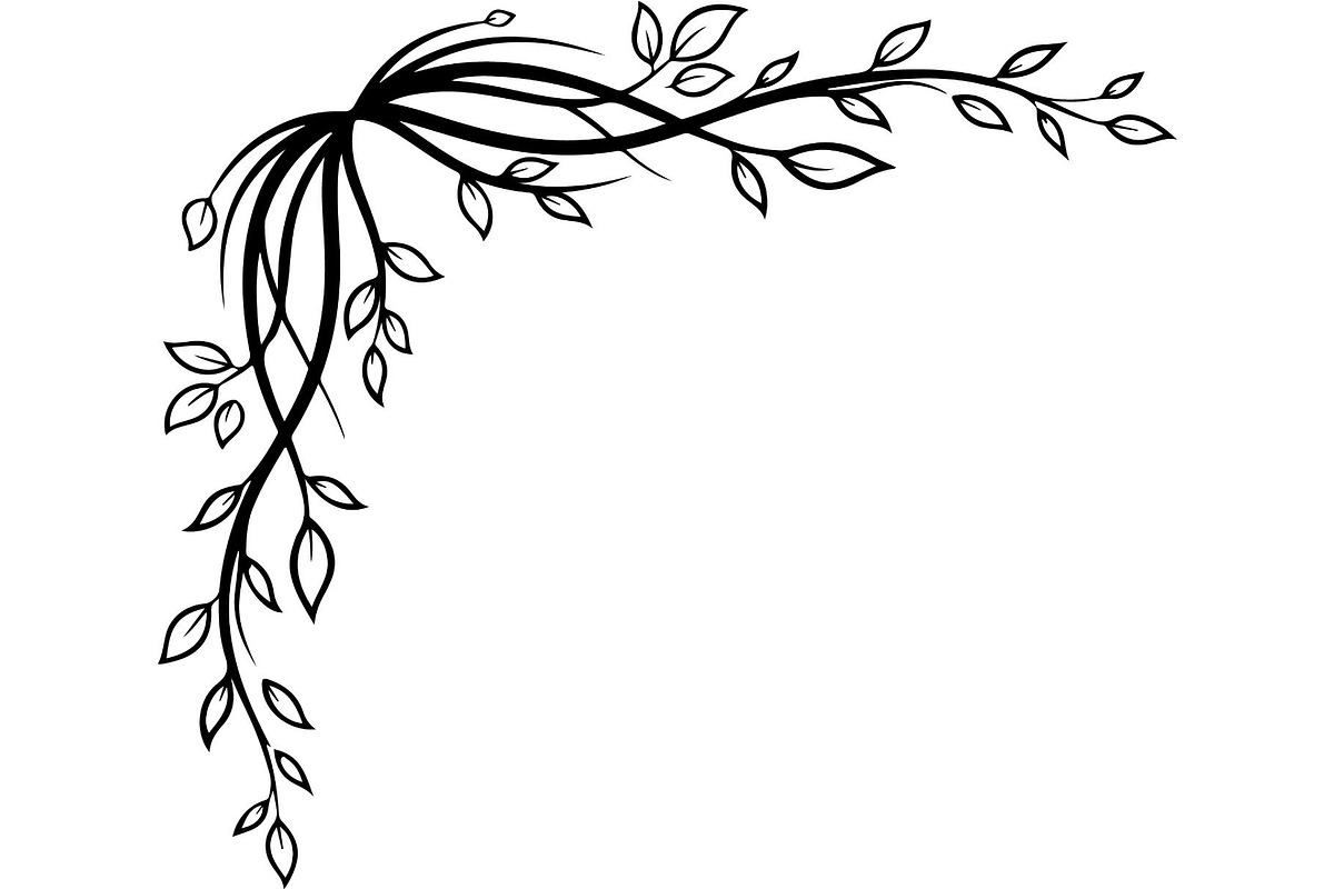 Elegant Botanical Corner, an Object Graphic by Designer_Momina (Photo 5 of 11)