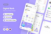 SatukliK – Digital Bank App Design, an App Template by productype1 (Thumbnail 1 of 5)