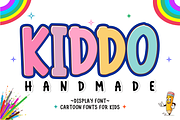 Kiddo Handmade - Cute Kids Font, a Sans Serif Font by KiddoGlyphs Studio (Thumbnail 1 of 5)
