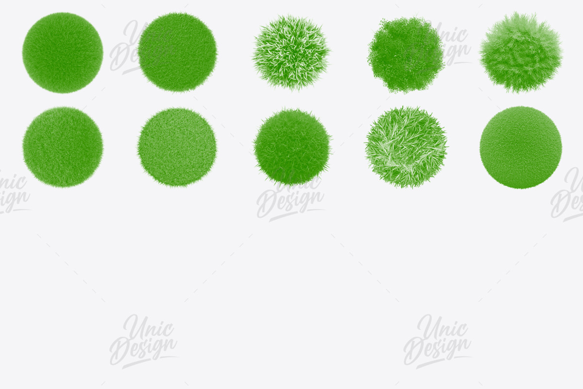 Grass Photoshop Brushes, a Brush Add-On by UnicDesign (Photo 4 of 4)