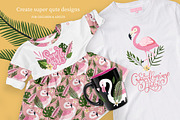 Flamingo Gardens illustration bundle, an Animal Illustration by Red Ink (Thumbnail 11 of 12)