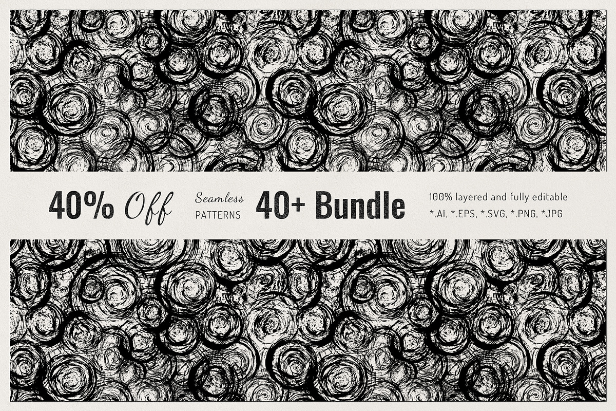 40+ Seamless Patterns. 40% Off, a Pattern Graphic by le-genda (Photo 1 of 22)